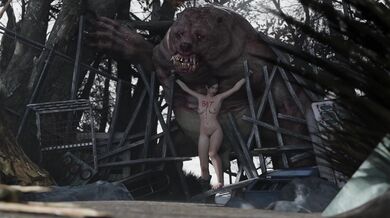 Anna Miller's Bare Hairy Snatch Gets Violated by a Cum-Spewing Mutant Bear (zmsfm)