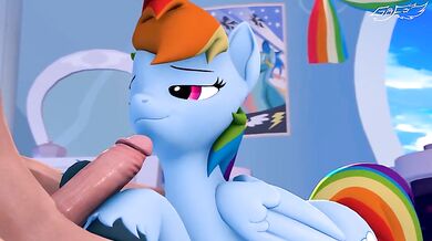In Soviet Equestria, Rainbow Dash tastes you