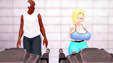 Fucking Android 18's Tight Pussy and Ass with Codeyumi's Huge Cock [The Ultimate Blowjob]