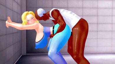 Fucking Android 18's Tight Pussy and Ass with Codeyumi's Huge Cock [The Ultimate Blowjob]