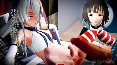 Cum-drinking Futa Shemale 'JaxMMD' Gets Nailed by Huge BBC in 'Crossdresser Shimakaze'