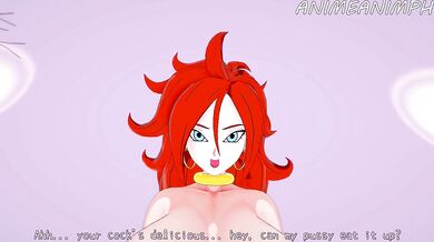 Sexy Super Saiyan Galaxy Girls: Dragon Ball Z - Android 21