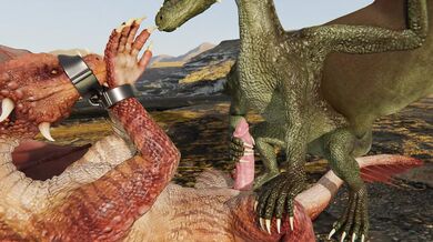 Handjob of the Dragon: A Tale of Tongue and Fire