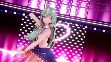 Pink Cat's Lap Dance for Sanae