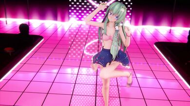 Pink Cat's Lap Dance for Sanae