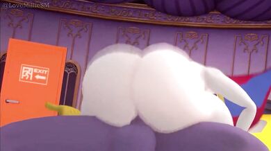Pornstar Jax gets fucked by a giant cock while riding on top of a demons head