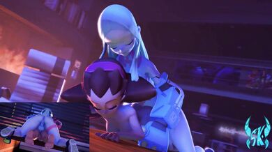 Rebecca's Sexual Transformation: Tron's Futuristic Fuck Toy