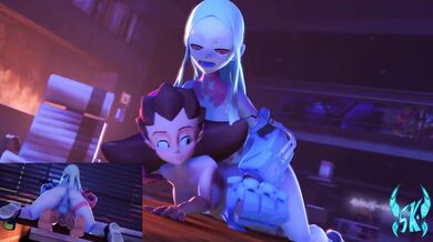 Rebecca's Sexual Transformation: Tron's Futuristic Fuck Toy
