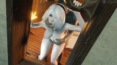 Evangelion's 2B Prostitutes Herself to Satisfy Her Clientele