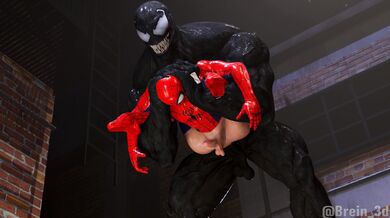 Spider-Man Gets Taken Advantage of By Venom's Huge Cock in 'Brein'