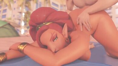 Exotic Dominatrix Takes Control of the Landscape with Her Raw Sexuality