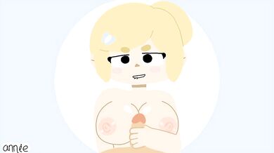 Tit-fucking Piper's big tits