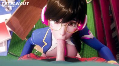 D.va's Sensual School BJ in 4K - Watch the Steamy POV with Sound!