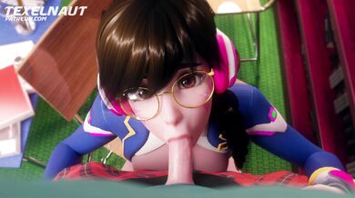 D.va's Sensual School BJ in 4K - Watch the Steamy POV with Sound!