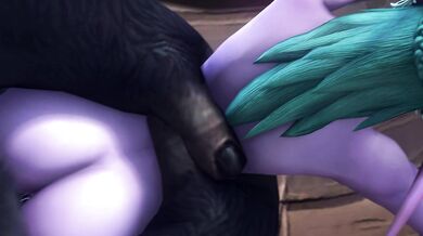 WoW Mage Tyrande Gets Raped By Sexual Beast [B] (noname55)