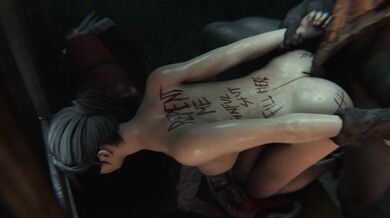 Fucking Claire's Tight Pussy with a Giant Dildo while being Dominated by Pyramid Head [ExtremeBukkakeOrgy]