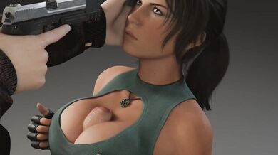 Naughty Tomb Raider: Lara Croft's Forced Boobjob Makeover