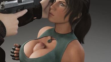 Naughty Tomb Raider: Lara Croft's Forced Boobjob Makeover