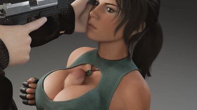 Naughty Tomb Raider: Lara Croft's Forced Boobjob Makeover