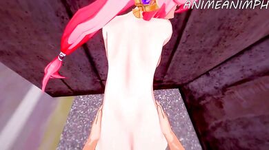 The Miko Priestess and the Raging Dragon: Genshin Impact!