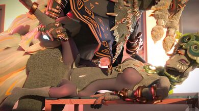 Massive Cum Explosion on Mineru's Face as Rauru Pounds Her from Behind in HD Quality