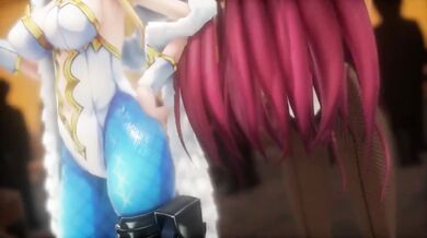 Bound and Gagged Casino Bunnies Stuffed in Lockers