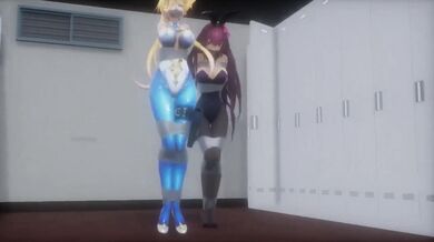 Bound and Gagged Casino Bunnies Stuffed in Lockers