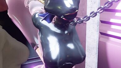 Bound and Detained: Carmelita Fox's Hogtied Prison Sentence