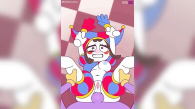 Pomni Giving Anal to Pomni's Anal Initiation