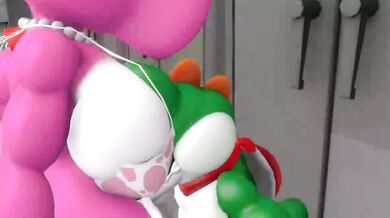 Hentai Futa Mario Blows Away Male Superstars with His Cumshot Compilation