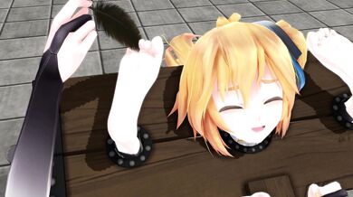 Tickle Torture in a Wooden Cage: Captured Girl's Endless Screams of Pleasure 【くすぐり競争 tickle 】