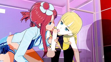 Pokémon Erotica: The Fateful Encounter of Skyla and Elesa