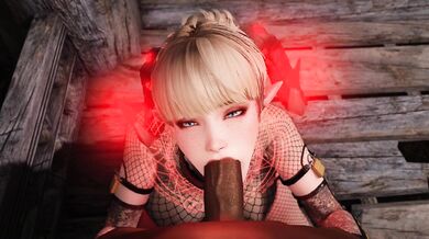Sucking the Succubus in Skyrim