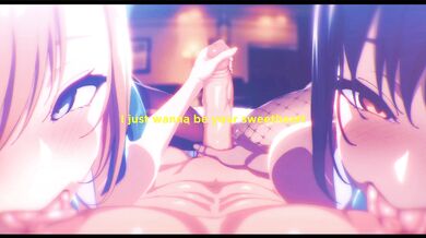 Asuna's & Karina's Explosive Orgasmic Joyride!