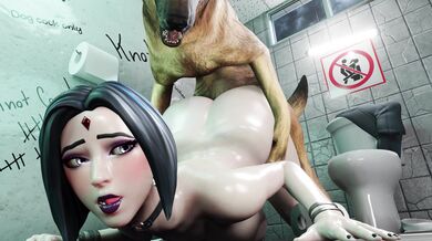 Ravishing Raven's Doggy Style Debauchery [3D]