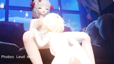 The forbidden love of Noelle and Lumine [Phobos Lewd Work]
