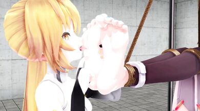 Tickle Torture: Bound Beauty Battles to Endure Incessant Foot Fondling 【くすぐりtickle】