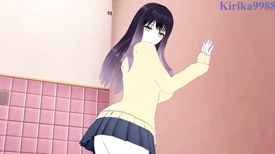 Watch as Miko Yotsuya pleasures herself with her vibrator while dressed as a cute lolita