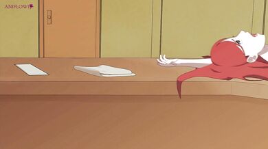 [Naruto's Mom x Old Pervert Sensei] Shadow Clone Sex in the Hokage Office ????