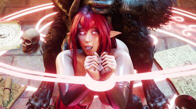 Devilishly Horny Succubus Sinia Tempts Your Eyes in a Steamy Halloween Fuck-Fest [Bonkdoge_3D]
