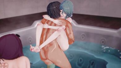 Sexual Intercourse with Kafka and Nata [Hanamomo]