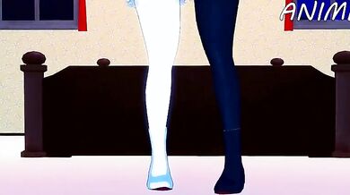 HentaiMommy27_FucksMyAssWithRubberDildo