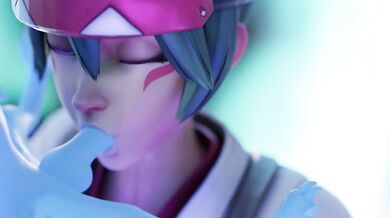 The Kitsune Fox is Pleasured by the Mouth of the Sexy and Seductive Kiriko