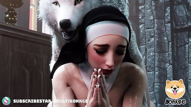 Doggy Style with a Naughty Nun: A Rough and Ready Porno
