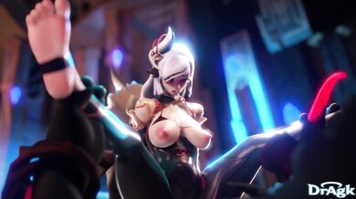 Titillating Tussle: Shenhe Versus Mita, Part 1 [Dragk]