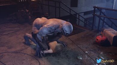 Fucking Ashley's Huge Tits and Hard Cock Against Superhuman Regen Abilities