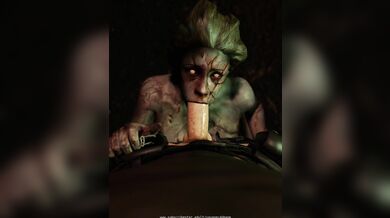 Leon gets a steamy thank you from Deborah in 'Deborah thanks Leon in her own special way' by Savagecabbage.