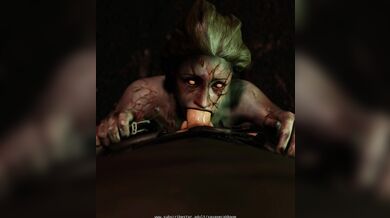 Leon gets a steamy thank you from Deborah in 'Deborah thanks Leon in her own special way' by Savagecabbage.