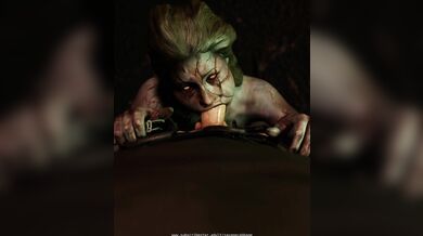 Leon gets a steamy thank you from Deborah in 'Deborah thanks Leon in her own special way' by Savagecabbage.