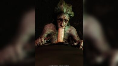 Leon gets a steamy thank you from Deborah in 'Deborah thanks Leon in her own special way' by Savagecabbage.